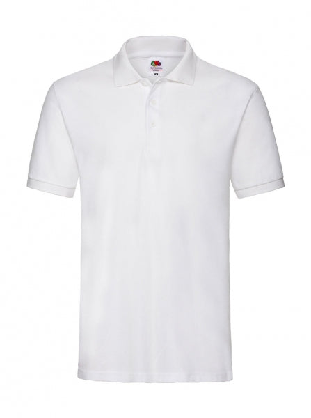 polo con logo in cotone 000-bianca 062636717 VAR13