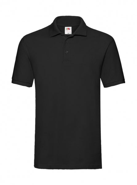 polo personalizzata in cotone 101-nera 062636717 VAR21