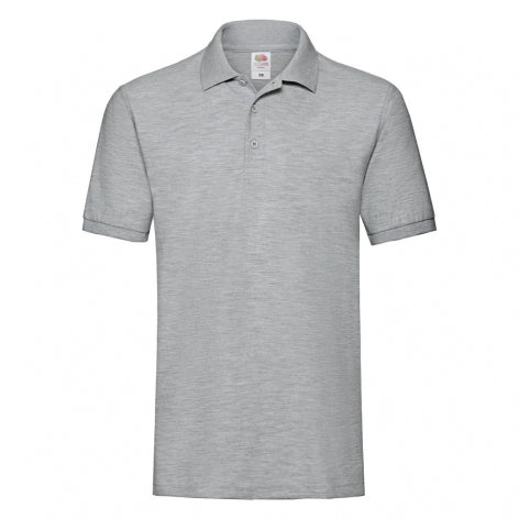 polo stampata in cotone 124-grigia 062636717 VAR18