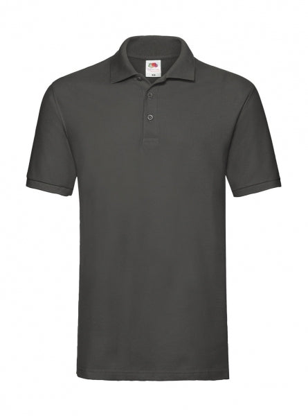 polo stampata in cotone 135-grigia 062636717 VAR16