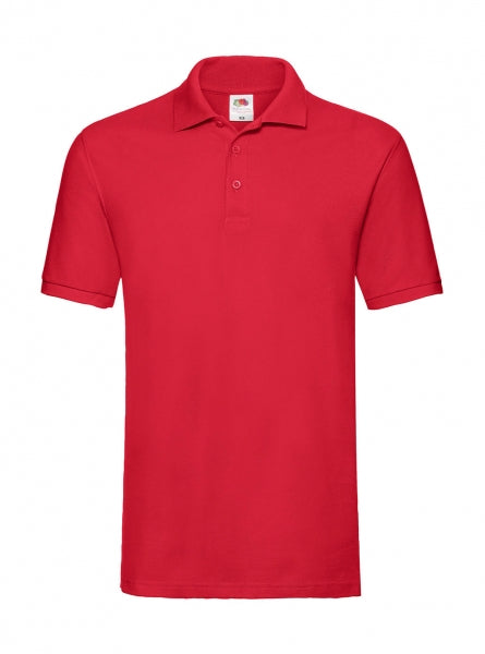 polo con logo in cotone 400-rossa 062636717 VAR06