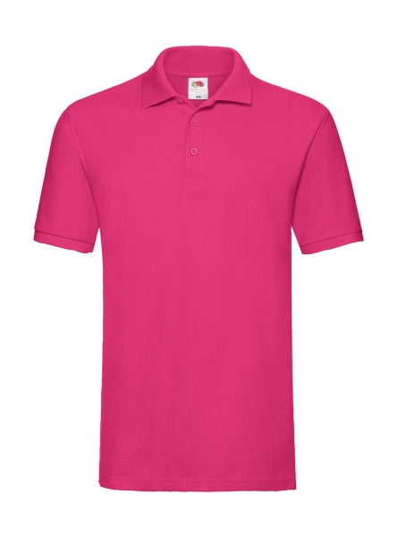 polo pubblicitaria in cotone 439-fuxia 062636717 VAR05