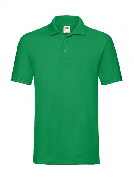 polo pubblicitaria in cotone 518-verde 062636717 VAR09