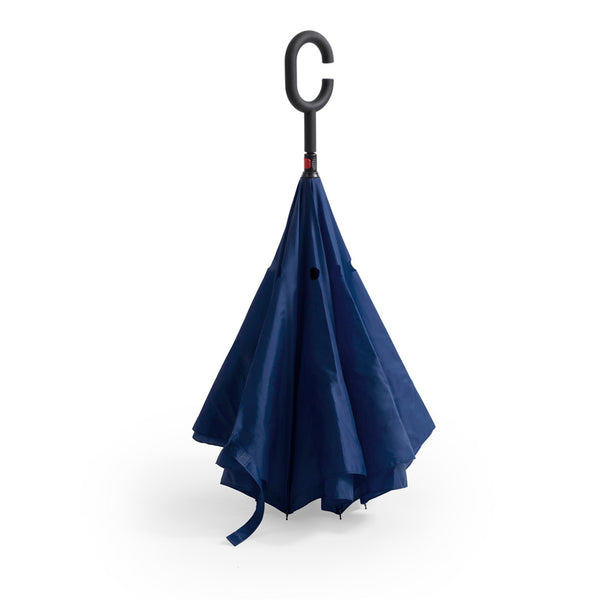 ombrello automatico personalizzato in pongee blu 0394384 VAR02