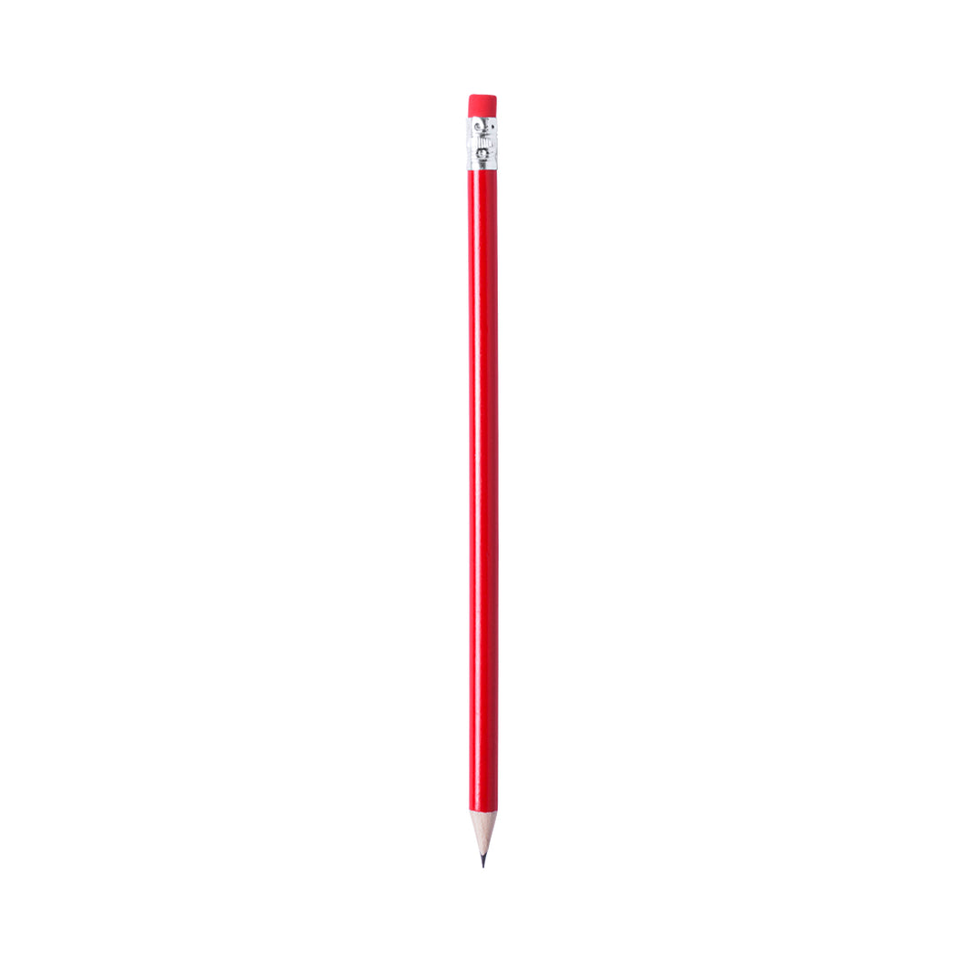 matita da personalizzare in legno rossa 0395931 VAR06