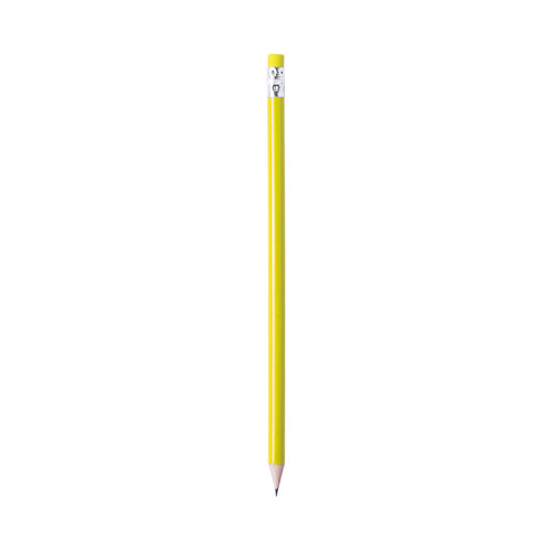matita con logo in legno gialla 0395931 VAR05