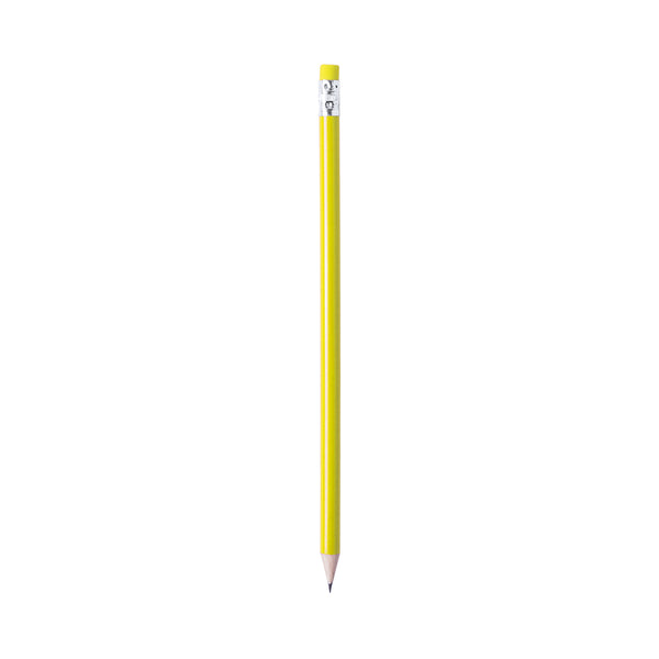 matita con logo in legno gialla 0395931 VAR05