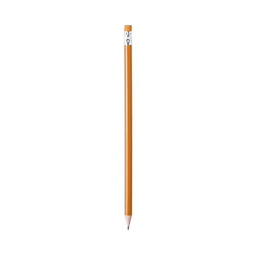matita pubblicitaria in legno arancione 0395931 VAR03