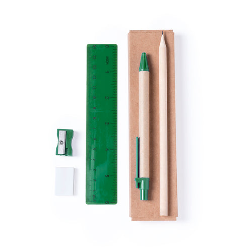 set da personalizzare in legno verde 0395999 VAR02