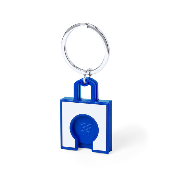portachiavi personalizzabile in plastica blu 0396152 VAR05