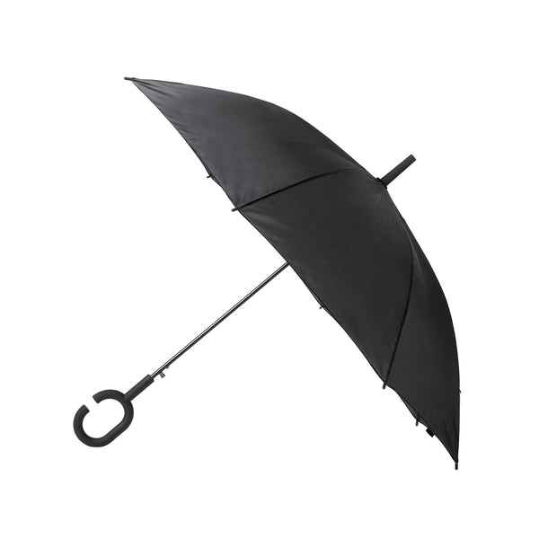 ombrello automatico stampato in poliestere nero 0397002 VAR04