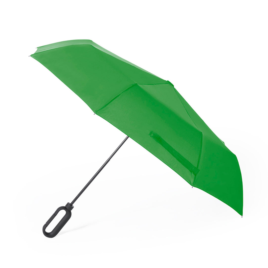 ombrello stampato in pongee verde 0397019 VAR01