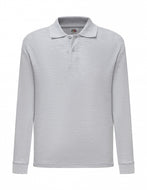 polo personalizzabile in poliestere 123-grigia 062682617 VAR08