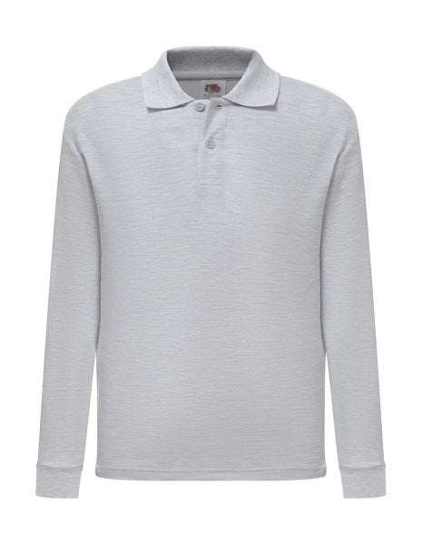 polo personalizzabile in poliestere 123-grigia 062682617 VAR08