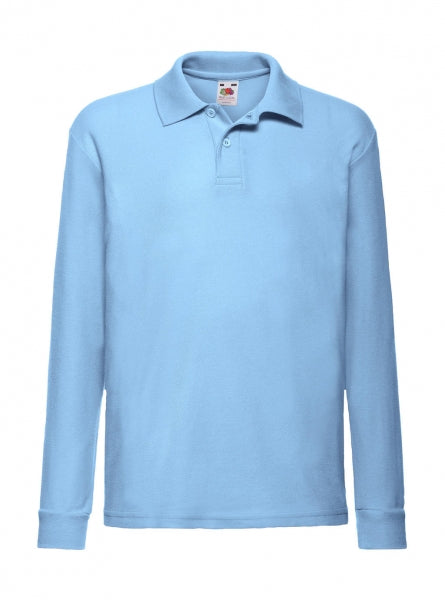 polo pubblicitaria in poliestere 320-azzurra 062682617 VAR05