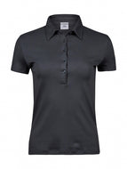 polo pubblicitaria in cotone 128-grigia 062695418 VAR01