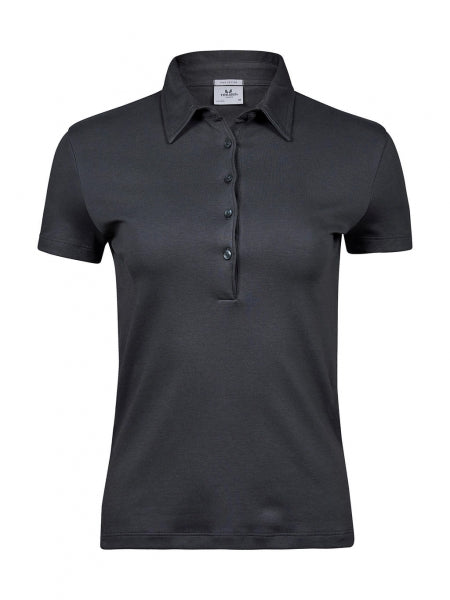 polo pubblicitaria in cotone 128-grigia 062695418 VAR01