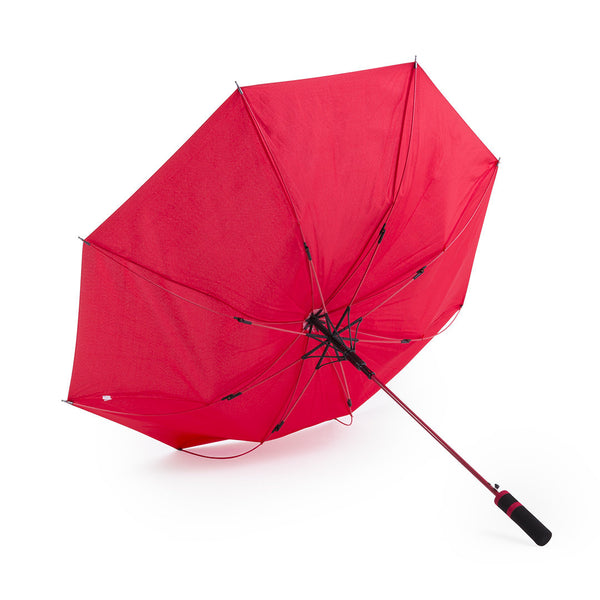 Carica l&#39;immagine nel visualizzatore di Gallery, ombrello da personalizzare in pongee rosso 03100096 DET04
