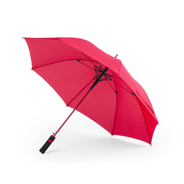 ombrello da personalizzare in pongee rosso 03100096 VAR01