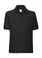 polo pubblicitaria in poliestere 101-nera 062699617 VAR14