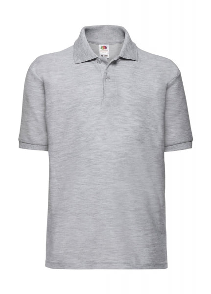 polo stampata in poliestere 123-grigia 062699617 VAR15
