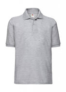 polo stampata in poliestere 123-grigia 062699617 VAR15