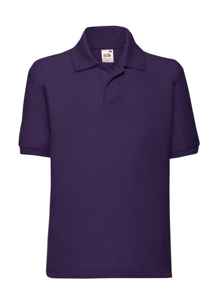 polo personalizzata in poliestere 349-viola 062699617 VAR12