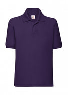 polo personalizzata in poliestere 349-viola 062699617 VAR12
