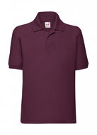 polo pubblicitaria in poliestere 448-bordeaux 062699617 VAR08