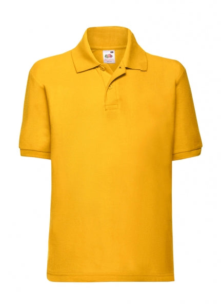 polo personalizzabile in poliestere 601-gialla 062699617 VAR09