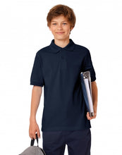 Carica l&#39;immagine nel visualizzatore di Gallery, polo con logo in cotone 200-blu 062700314 DET01
