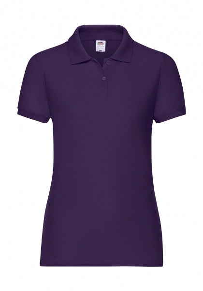 polo stampata in poliestere 349-viola 062708117 VAR06