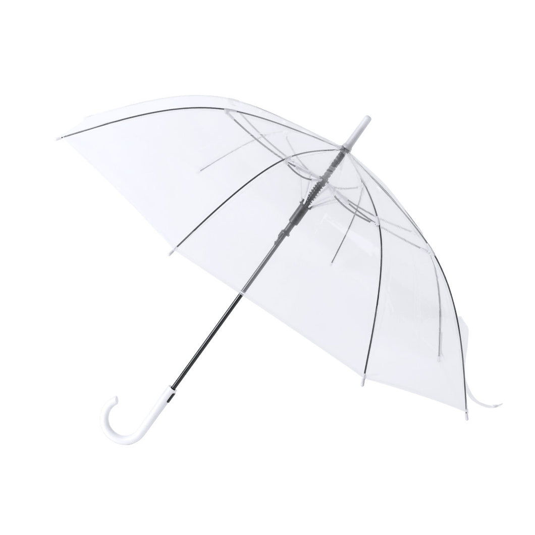 ombrello automatico con logo in poe bianco 03101796 VAR04