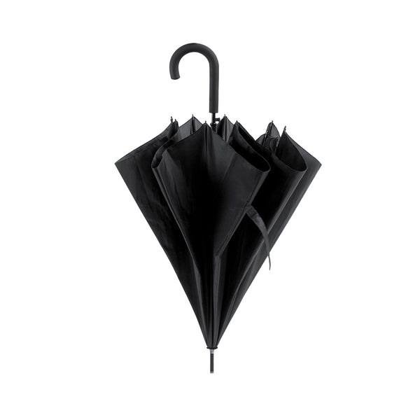 ombrello automatico personalizzato in pongee nero 03104635 VAR01