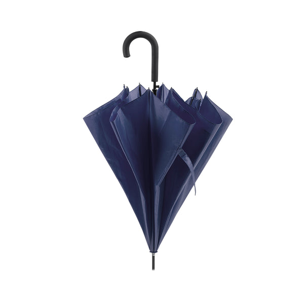 ombrello automatico con logo in pongee blu 03104635 VAR04