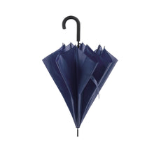 Carica l&#39;immagine nel visualizzatore di Gallery, ombrello automatico con logo in pongee blu 03104635 VAR04
