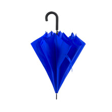 Carica l&#39;immagine nel visualizzatore di Gallery, ombrello promozionale in pongee blu 03104635 VAR02
