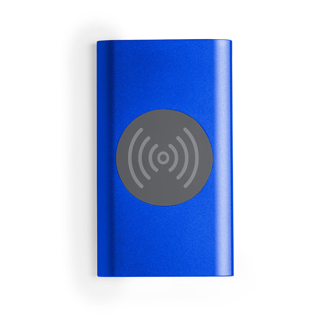 power bank con logo in alluminio blu 03106471 VAR04