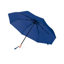 Carica l&#39;immagine nel visualizzatore di Gallery, ombrello con logo in pongee blu 03107355 DET03
