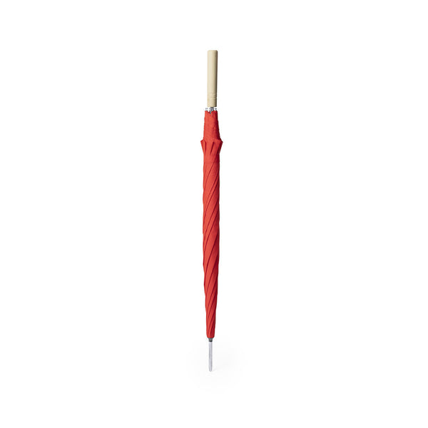 Carica l&#39;immagine nel visualizzatore di Gallery, ombrello personalizzato in nylon bianco-rosso 03109038 DET03
