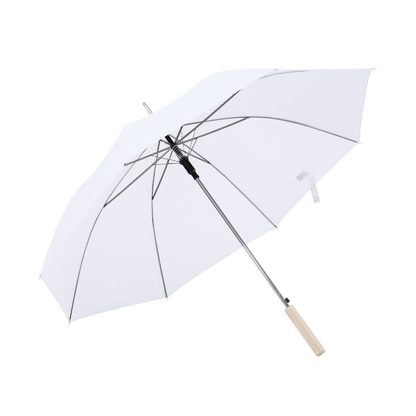 ombrello personalizzabile in nylon bianco 03109038 VAR02