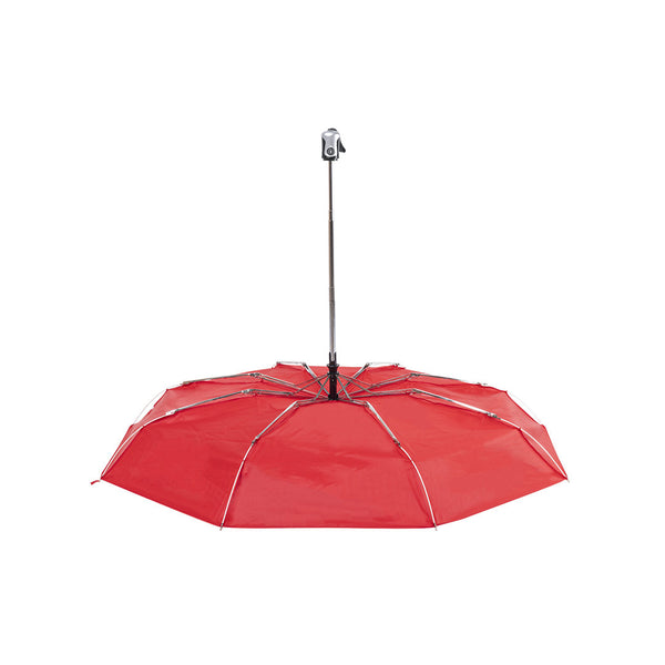 Carica l&#39;immagine nel visualizzatore di Gallery, ombrello automatico pubblicitario in poliestere grigio 03115379 DET04
