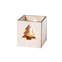 Carica l&#39;immagine nel visualizzatore di Gallery, candela natalizia stampata in legno albero 03117368 VAR01
