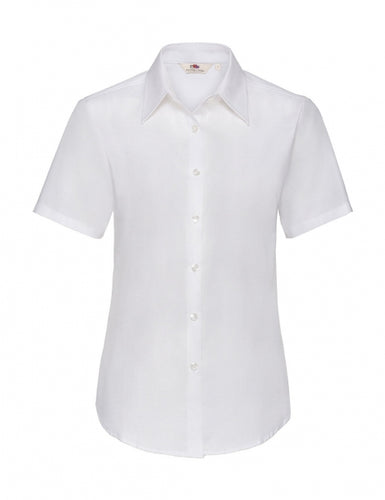 camicia con logo in cotone 000-bianca 062891717 VAR05
