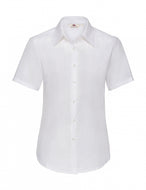 camicia con logo in cotone 000-bianca 062891717 VAR05