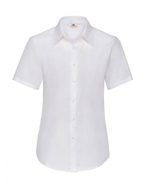 camicia con logo in cotone 000-bianca 062891717 VAR05