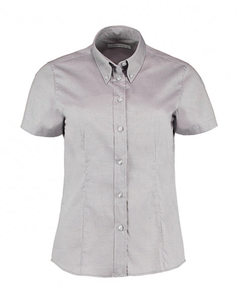 camicia con logo in cotone 713-argento 062891887 VAR04