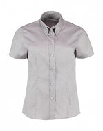 camicia con logo in cotone 713-argento 062891887 VAR04