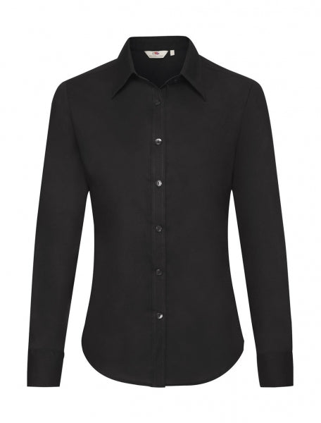 camicia stampata in cotone 101-nera 062893417 VAR05