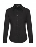 camicia stampata in cotone 101-nera 062893417 VAR05